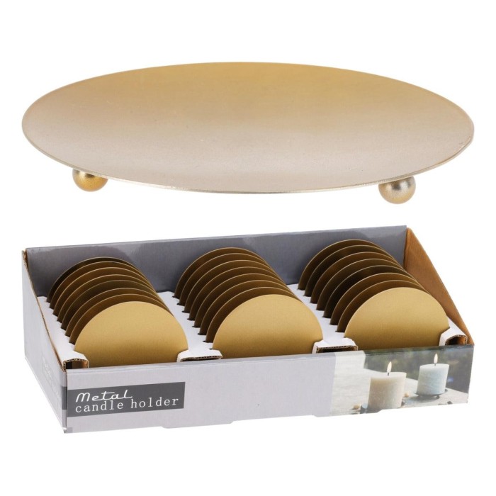 SOTTOCANDELA ORO INOX D8CM